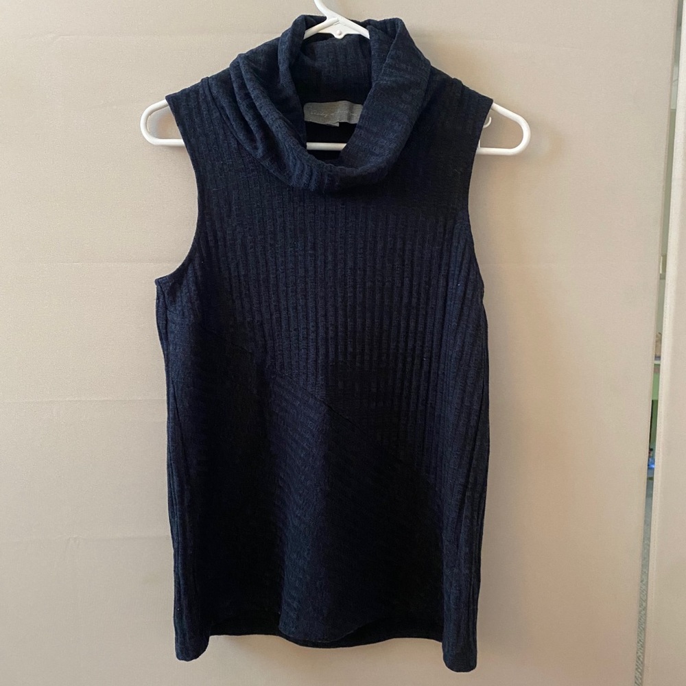 Anthropologie Ribbed Turtleneck Sweater Tank